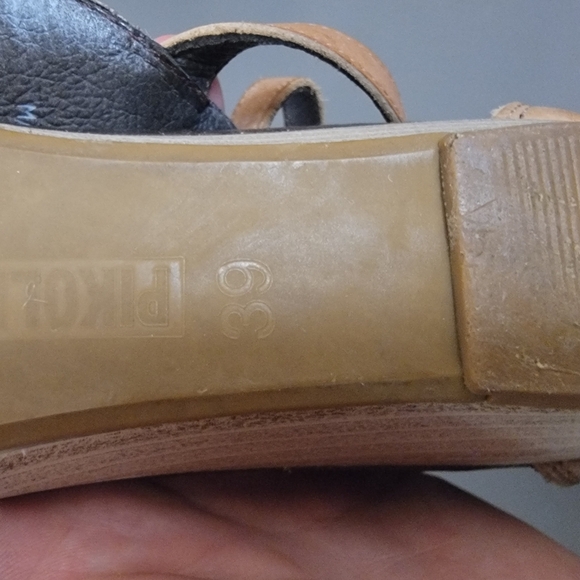 PIKOLINOS Tan and Brown Sandals with Le Dec - Picture 9 of 9